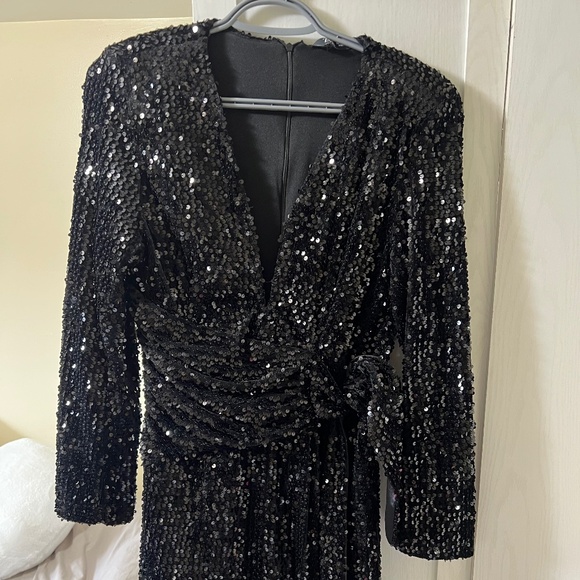 Zara black blazer dress - Picture 1 of 4